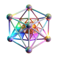 magnificent vintage Interconnected Crystalline Network png