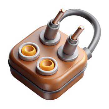 wonderful classic Audio Interface Input and Output Jacks Cutout high quality png