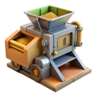 dramatic abstract Automated Crop Sorting Machine high resolution png