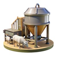 stunning artistic Automated Feeding System for Livestock png