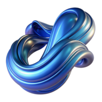 magnificent abstract Flowing Ribbons of Liquid Mercury Refle detailed png