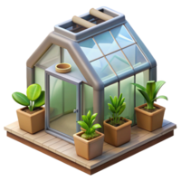extraordinary artistic Automated Greenhouse Humidity Control System Transparent Background png
