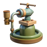 wonderful classic Automated Irrigation System Side View Transparent Background exclusive png
