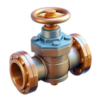 serene rustic Automated Irrigation System Valves Close Up Element exclusive png