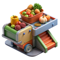 impressive minimalist Automated Sorting Machine for Produce Cutout high quality png