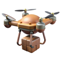 wonderful abstract Autonomous Delivery Drone Bottom View detailed png