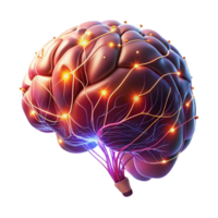 stunning artistic A Digital Representation of a Human Brain authentic png