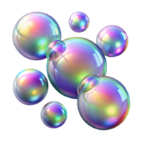 impressive minimalist A Field of Iridescent Bubbles Varying In high quality png