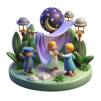 stunning creative A Group of Playful Sprites Weaving a Ta high quality png
