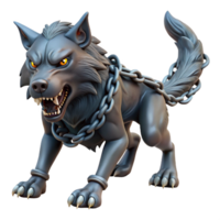 stunning vintage A Fierce Fenrir Bound by Gleipnir Stru genuine png