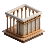 extraordinary artistic Balcony with Railing Transparent Background professional png