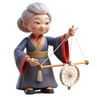 extraordinary minimalist A Wise Old Jor Gumo Spinning Her Web D authentic png