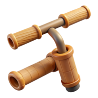 magnificent artistic Bamboo Bike Handlebar Grip Closeup Cutout premium png