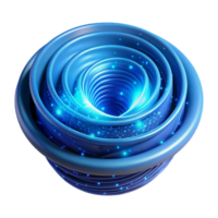 stunning vintage A Swirling Vortex of Digital Data Stream 4K png