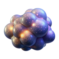 beautiful creative A Cloud of Glowing Particles Forming the S high resolution png