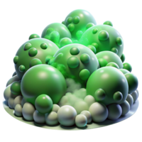 wonderful abstract A Field of Floating Translucent Orbs Fill detailed png