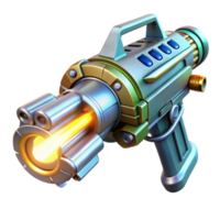 extraordinary creative A Futuristic Weapon Firing a Beam of En 4K png
