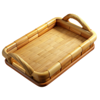 extraordinary creative Bamboo Serving Tray with Natural Edges premium png