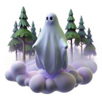 magnificent rustic A Ethereal Spirit Floating Through a Mist detailed png