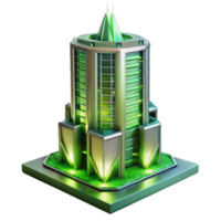 impressive artistic A Futuristic Skyscraper with Vertical Far high resolution png