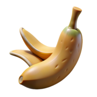 serene abstract Banana Peel with Fruit on White exclusive png