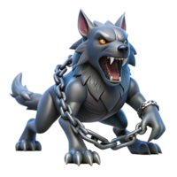 magnificent minimalist A Fierce Fenrir Bound by Gleipnir Stru detailed png