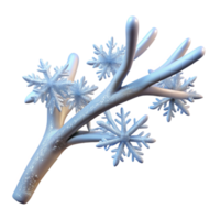 stunning rustic A Snow Covered Branch with Delicate Ice high resolution png