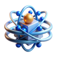 vibrant minimalist A Quantum Computer Processing Data Stream 4K png