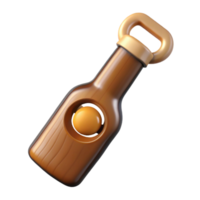 elegant traditional Beer Bottle Opener with Keychain Cutout genuine png