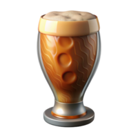 extraordinary abstract Beer Glass with Etched Design Cutout high resolution png