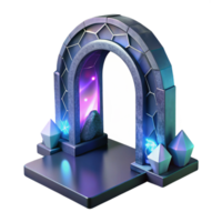 sereno tradicional un reluciente portal líder a otro oscuro alto calidad png