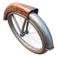 elegant classic Bicycle Fender Close Up Side View Transparent Element premium png