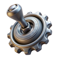 stunning minimalist Bicycle Gear Shifter Close Up Transparent Background professional png