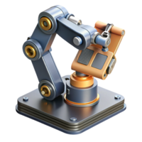 beautiful minimalist A Robotic Arm Assembling a Microchip Intr genuine png