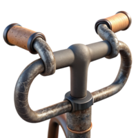 impressive classic Bicycle Handlebar Close Up high resolution png
