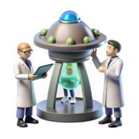 magnificent minimalist Scientists Examining Samples in Lab original png