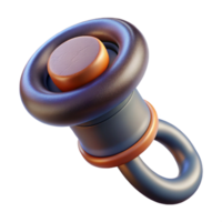 impressive rustic Bicycle Handlebar End Cap Detail Transparent Background high resolution png