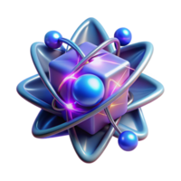 impressionante minimalista uma quantum computador testemunho pulsante com v original png