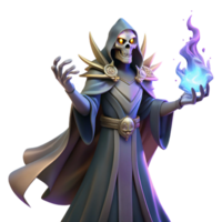 stunning rustic A Powerful Lich Casting a Death Spell high quality png