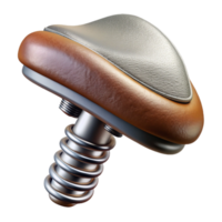 extraordinary minimalist Bicycle Seat with Spring Close Up Cutout high resolution png