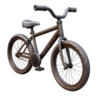 magnificent artistic Bicycle Side View Black Color Transparent Background exclusive png