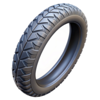 vibrant abstract Bicycle Tire with Tread Detail on Transparent Background professional png