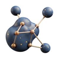 beautiful rustic Big Dipper with Constellation Shape high resolution png