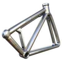 vibrant rustic Bike Frame Aluminum Close Up Transparent Background original png