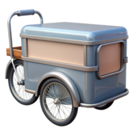 beautiful abstract Bike Trailer Empty Side View Cutout original png