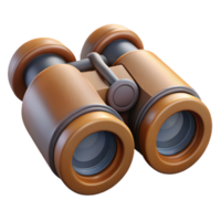 wonderful vintage Binoculars Front View on Transparent Background professional png