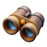 serene artistic Binoculars with Lens Caps Cutout Element high quality png
