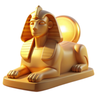 serene creative Serene Sphinx in the Desert 4K png