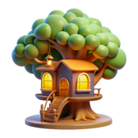 impressive abstract A Whimsical Treehouse Nestled Within The exclusive png