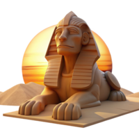 impressive contemporary A Majestic Sphinx Gazing at a Desert Suns exclusive png